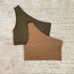 One shoulder crop tops. Brand New!